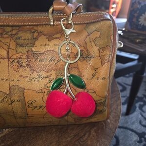 Cherry Bag Charm / Keychain
